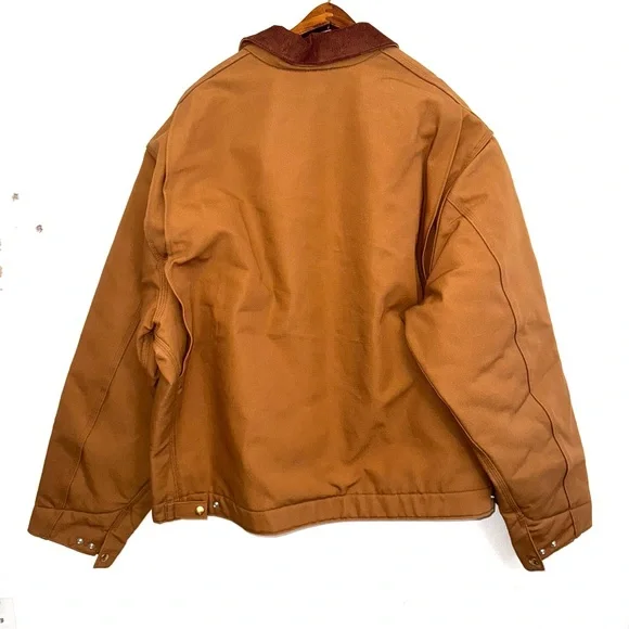 NEW Vintage Carhartt J01 Brown Duck Detroit Blanket Lined Jacket Size 54 - Picture 12 of 13